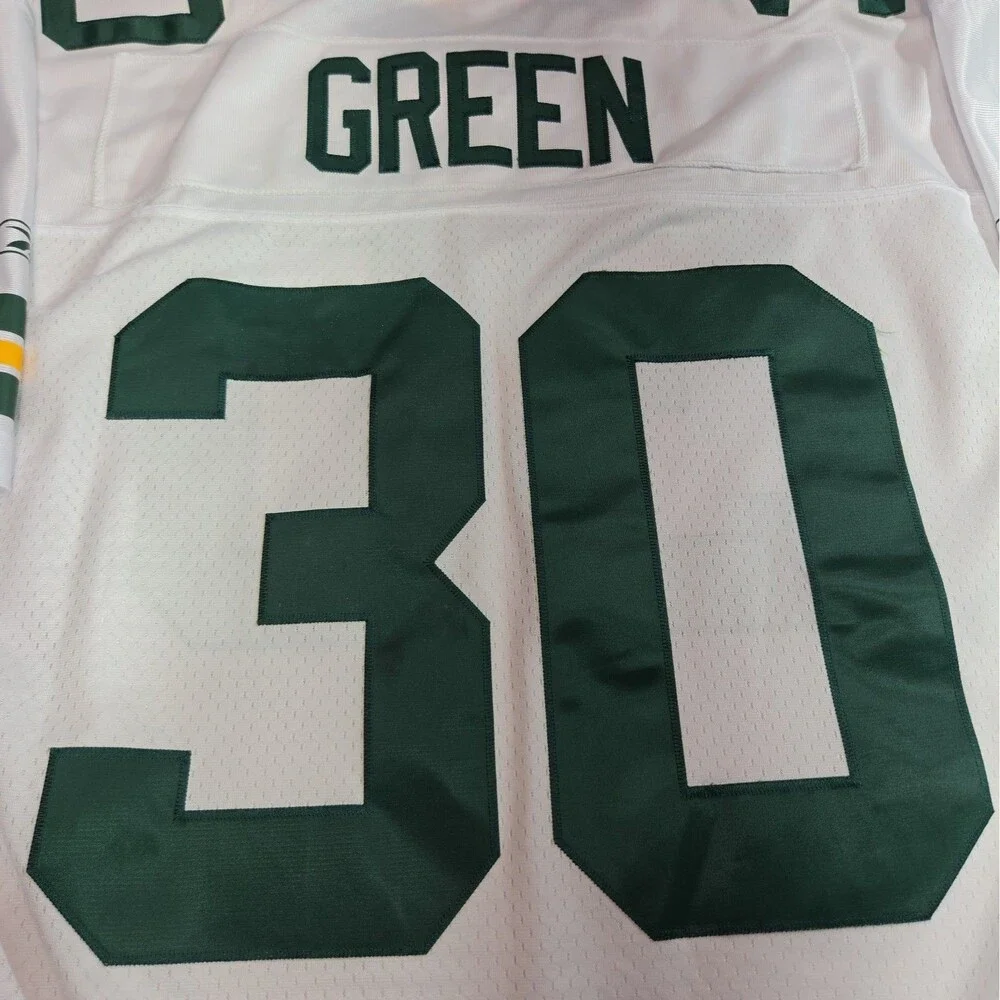 Ahman Green #30 Green Bay Packers Sewn Reebok On Field Jersey Size XL